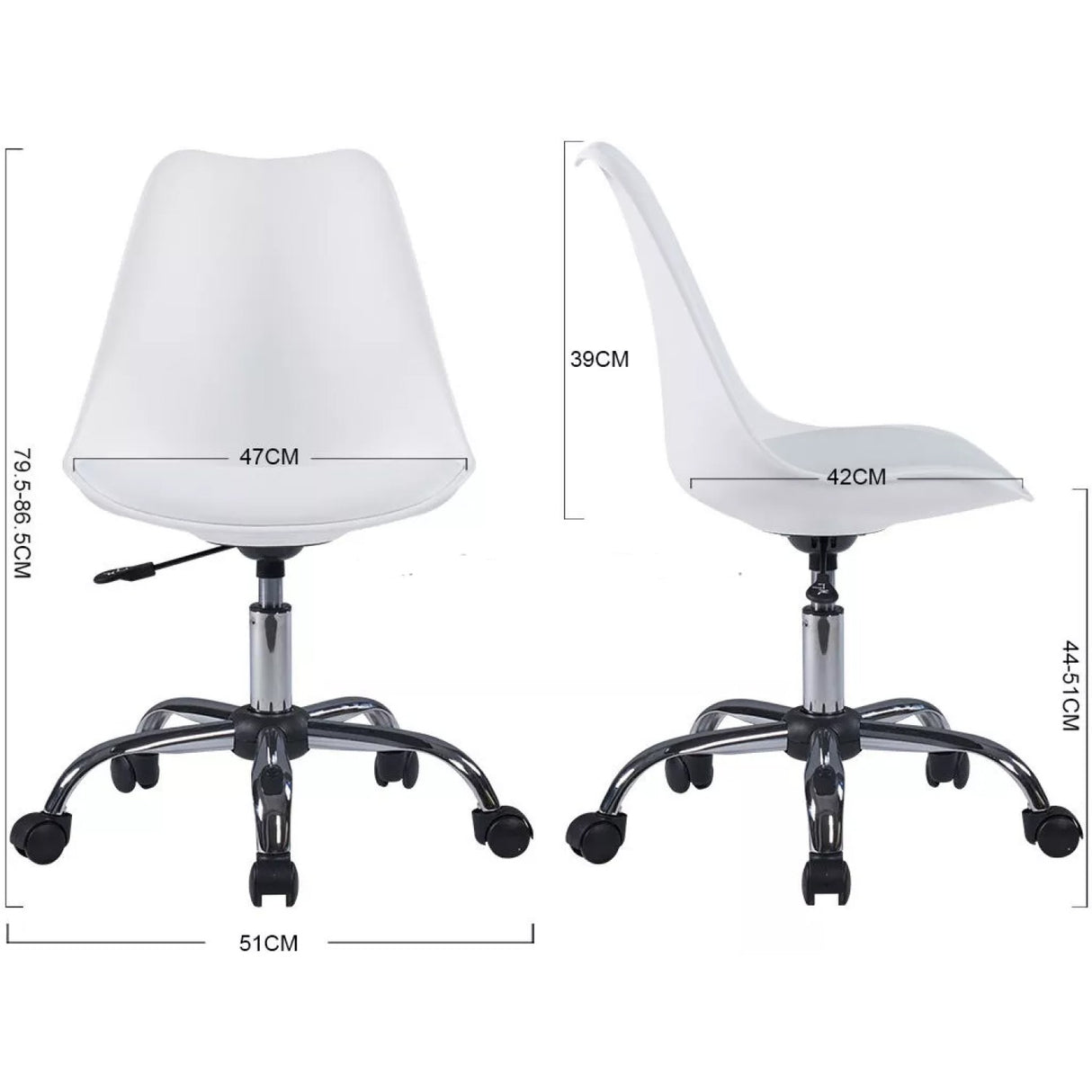 Home Office Chair Black | Ww003 Wheel