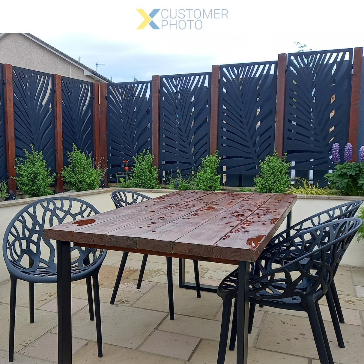 Bistro Dining Chair Plastic Black Indoors &Amp; Outdoors | Ww030 Black