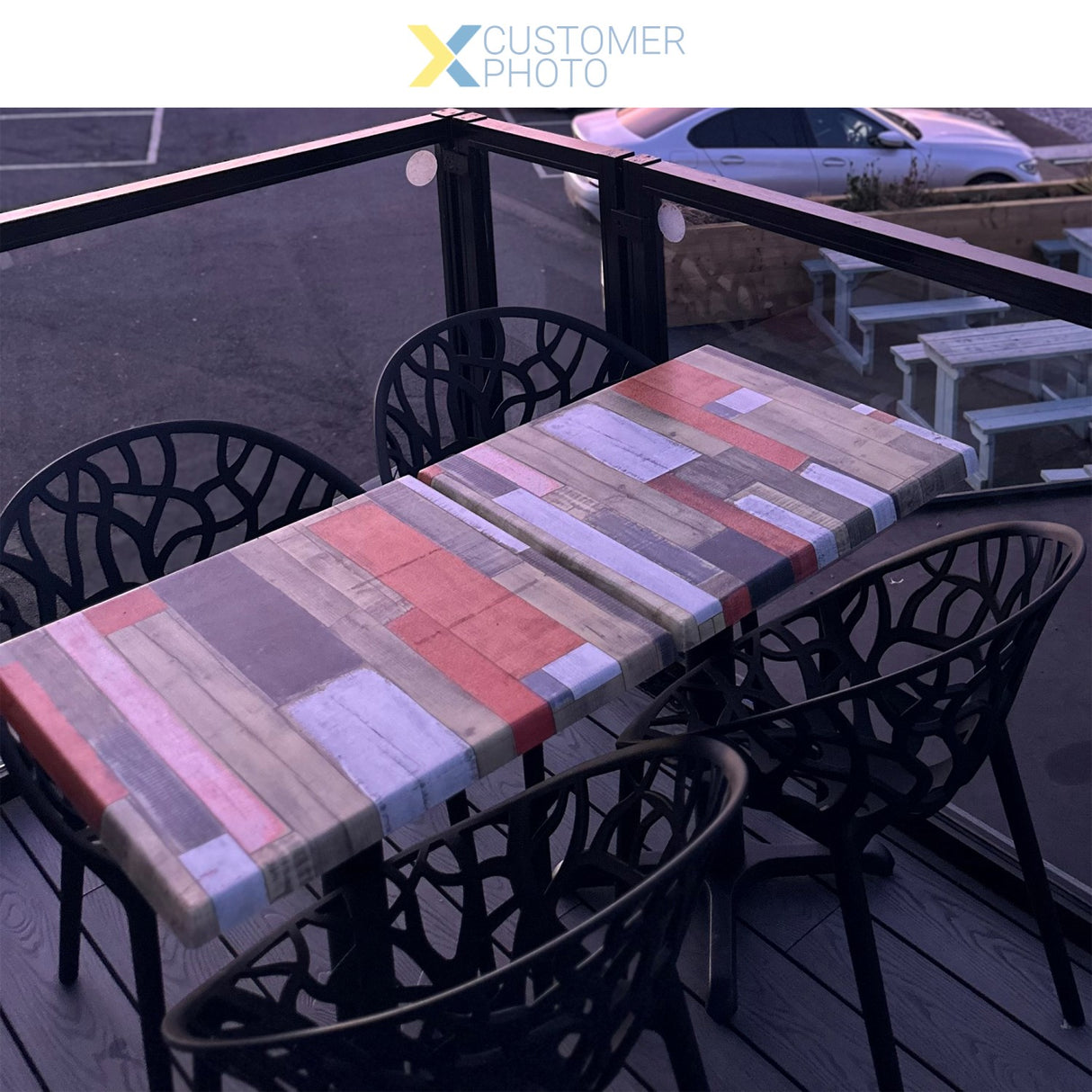 Bistro Dining Chair Plastic Black Indoors &Amp; Outdoors | Ww030 Black