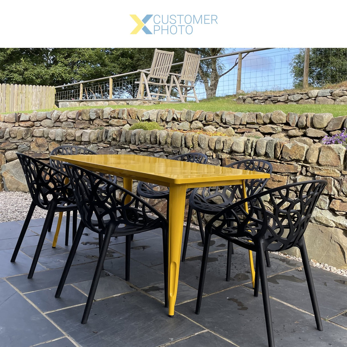 Bistro Dining Chair Plastic Black Indoors &Amp; Outdoors | Ww030 Black