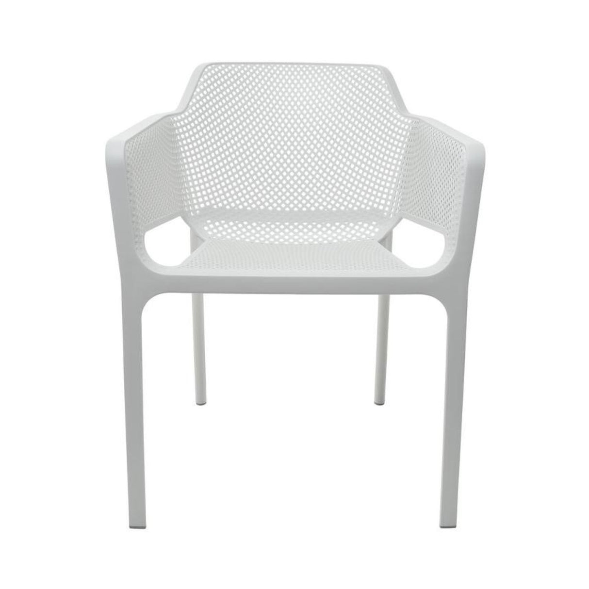 4pcs Bistro Dining Chair Plastic White | Ww083 W