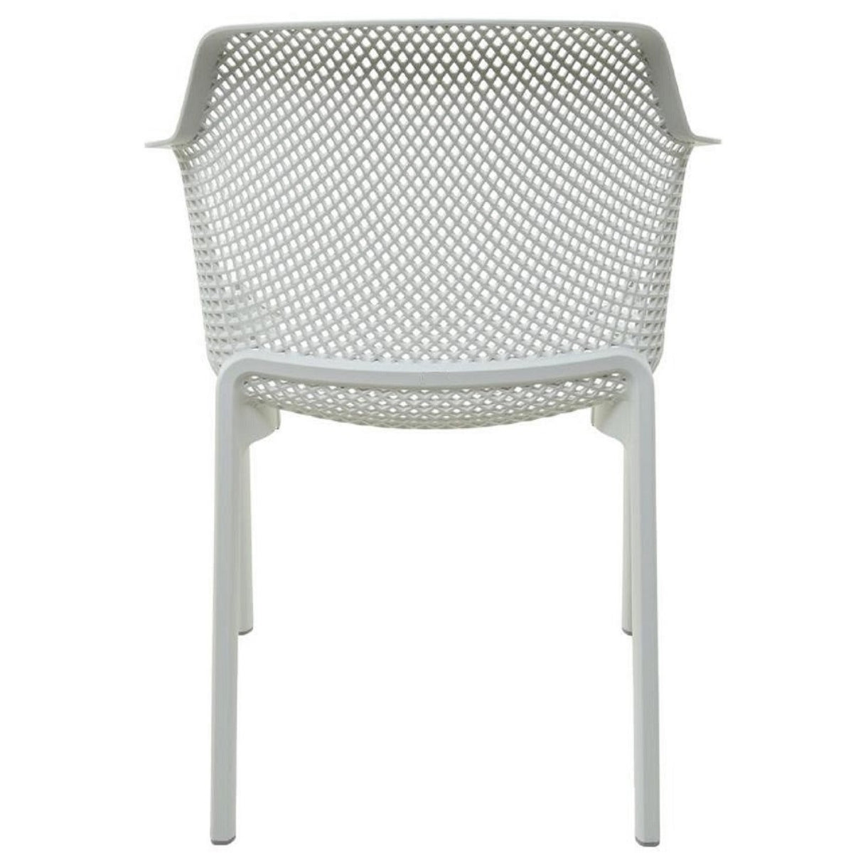 4pcs Bistro Dining Chair Plastic White | Ww083 W