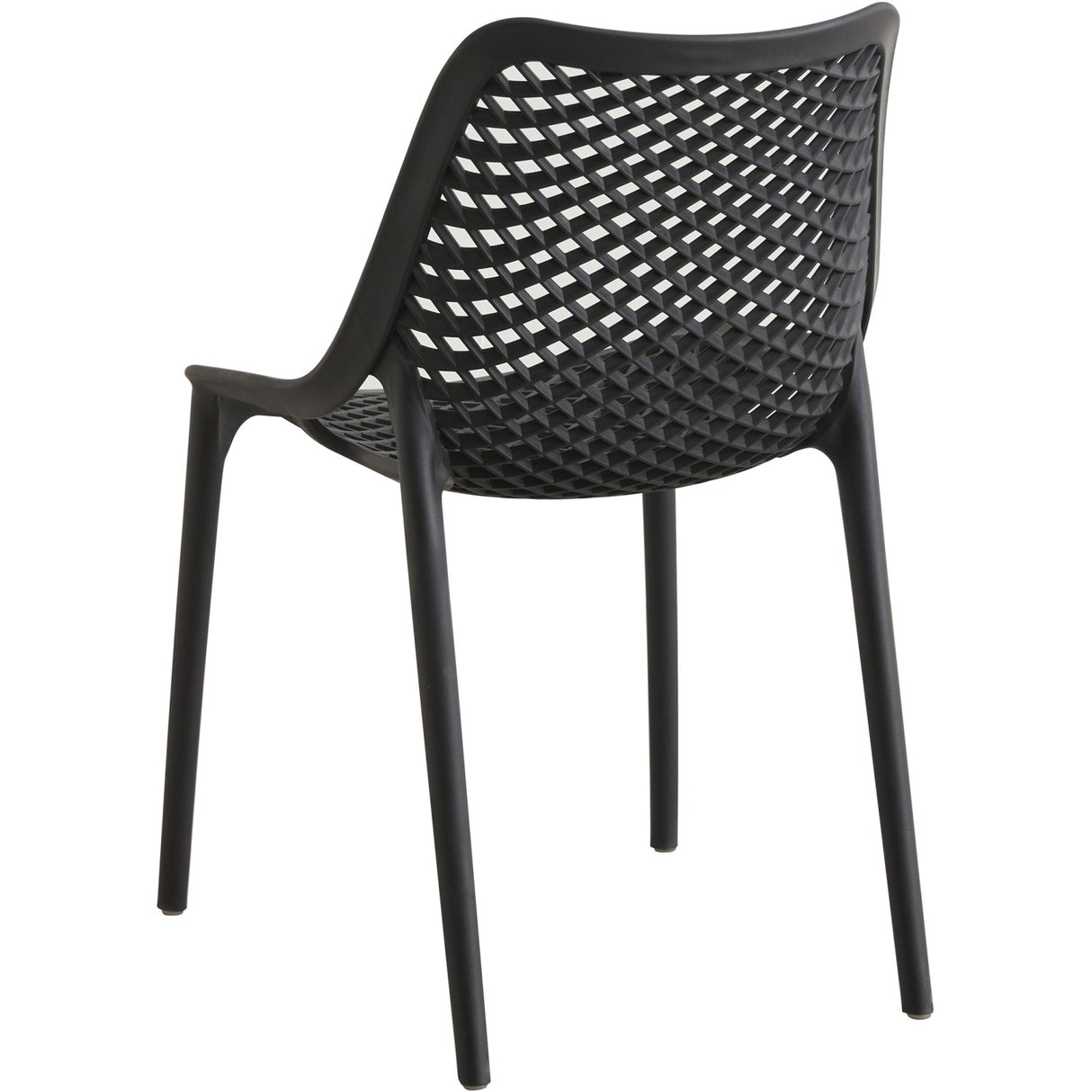 Bistro Dining Chair Plastic Black Indoors &Amp; Outdoors | Ww036 Black