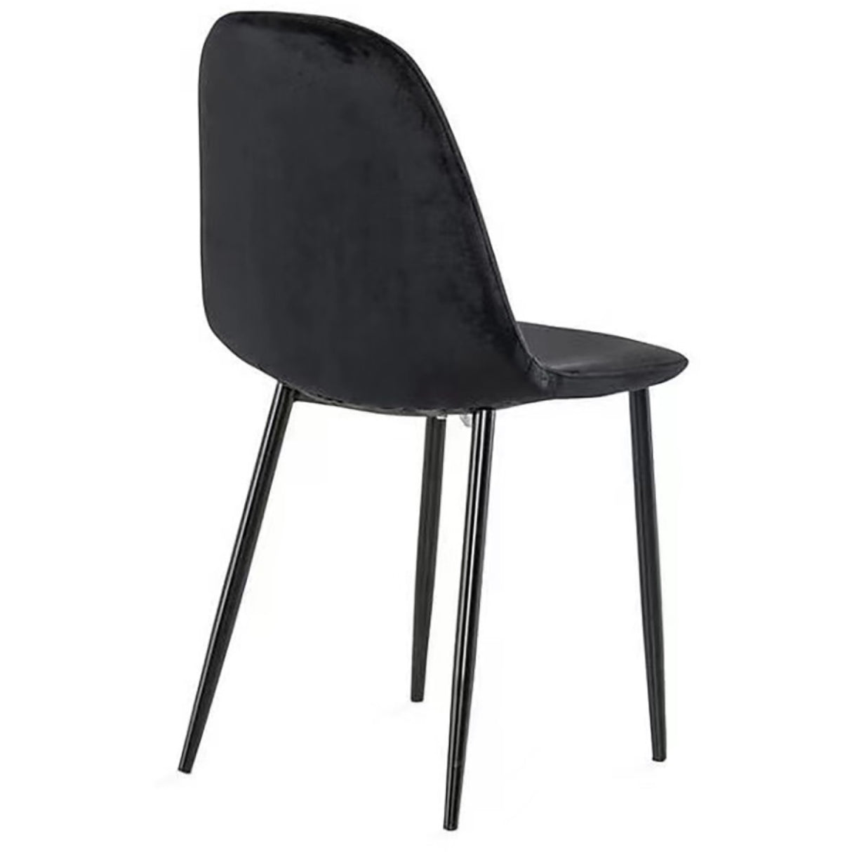 Velvet Dining Chair Black | Ww088