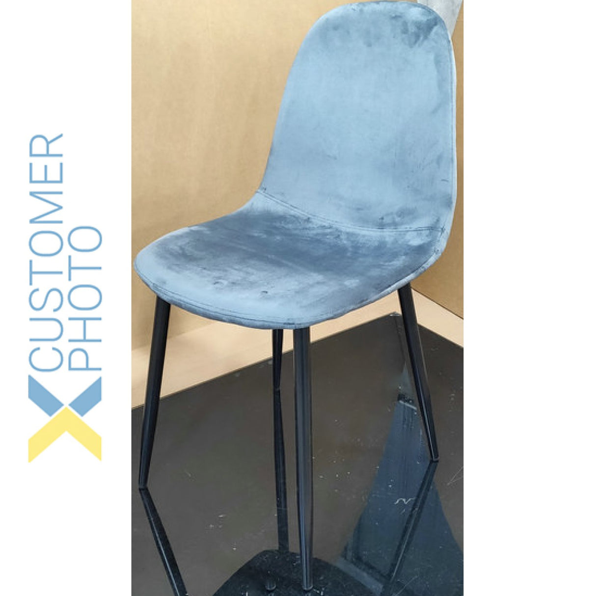Velvet Dining Chair Dark Grey | Ww088 Darkgrey