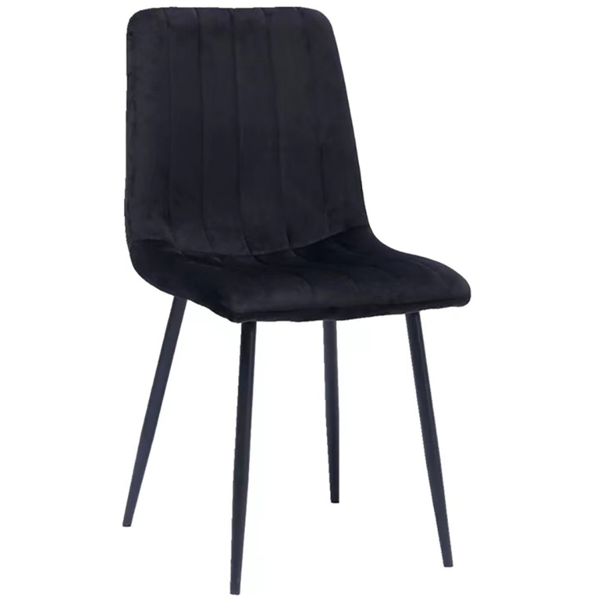 Velvet Dining Chair Black | Ww101