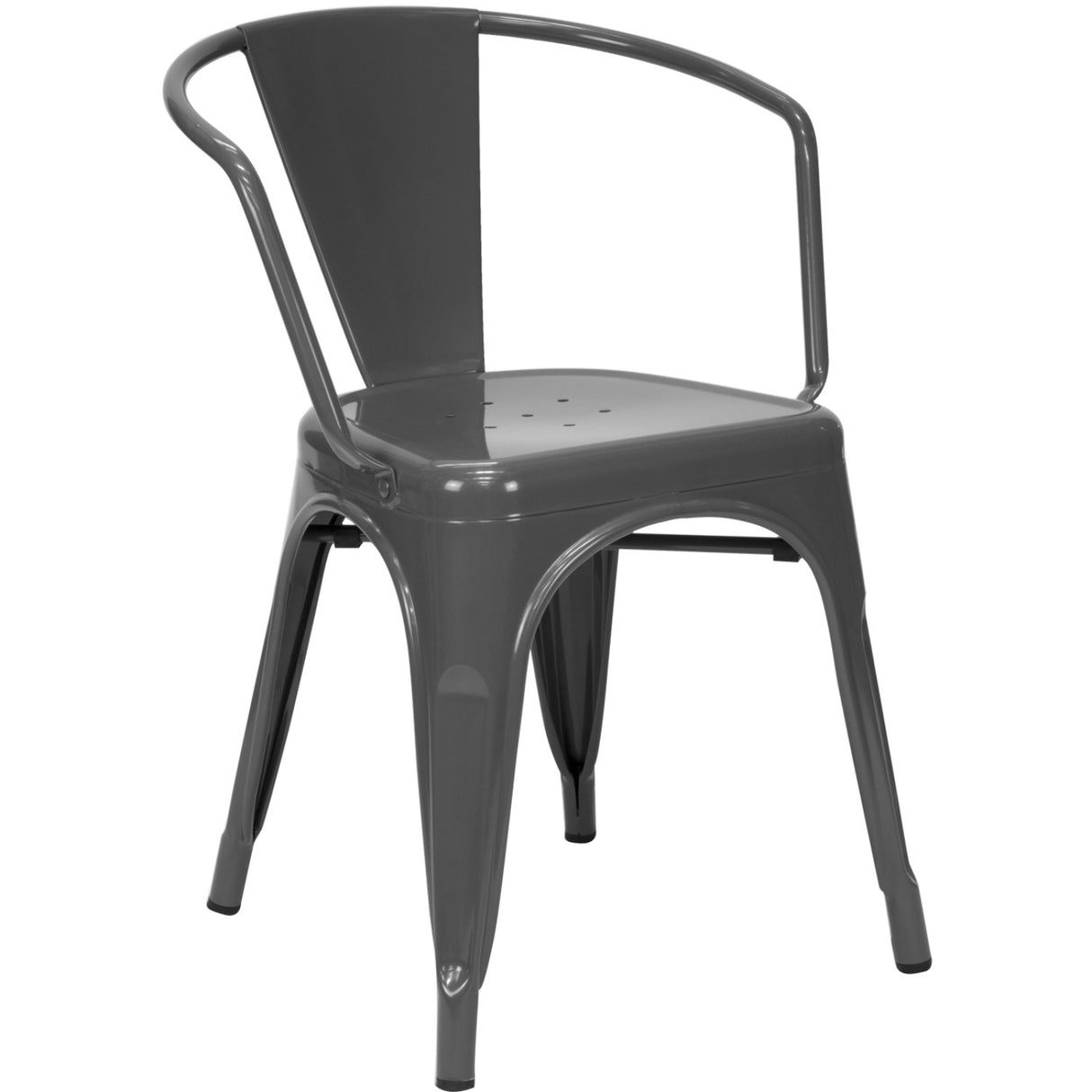 Bistro Dining Chair Steel Dark Grey Indoors | Ww167 Dg