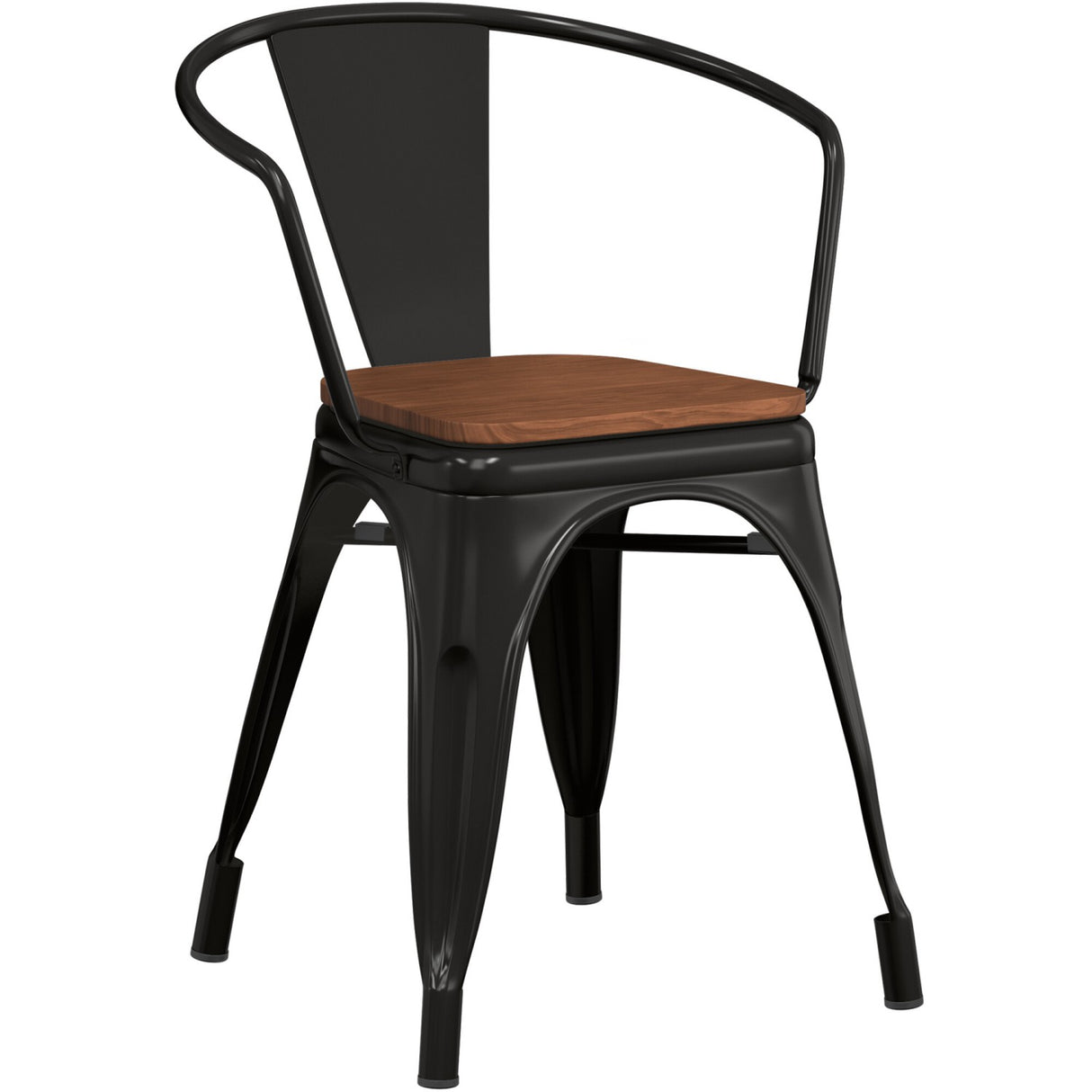 Bistro Dining Chair Steel Black Indoors | Ww170 B
