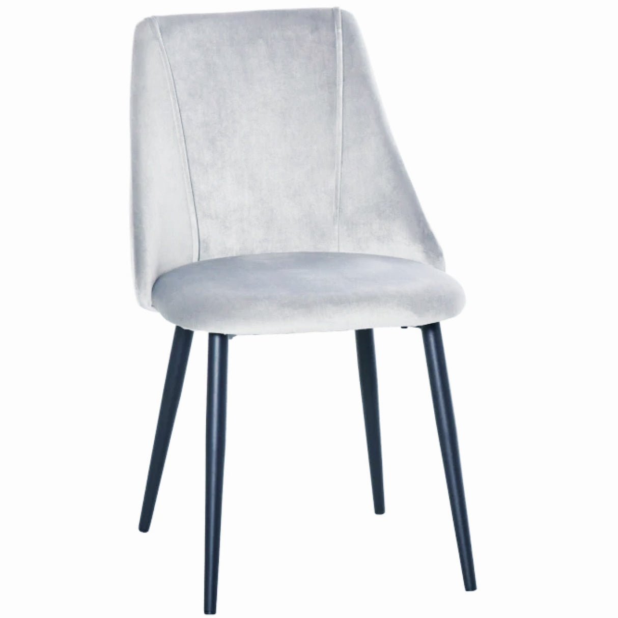 Velvet Dining Chair Light Grey | Ww185 Lightgrey