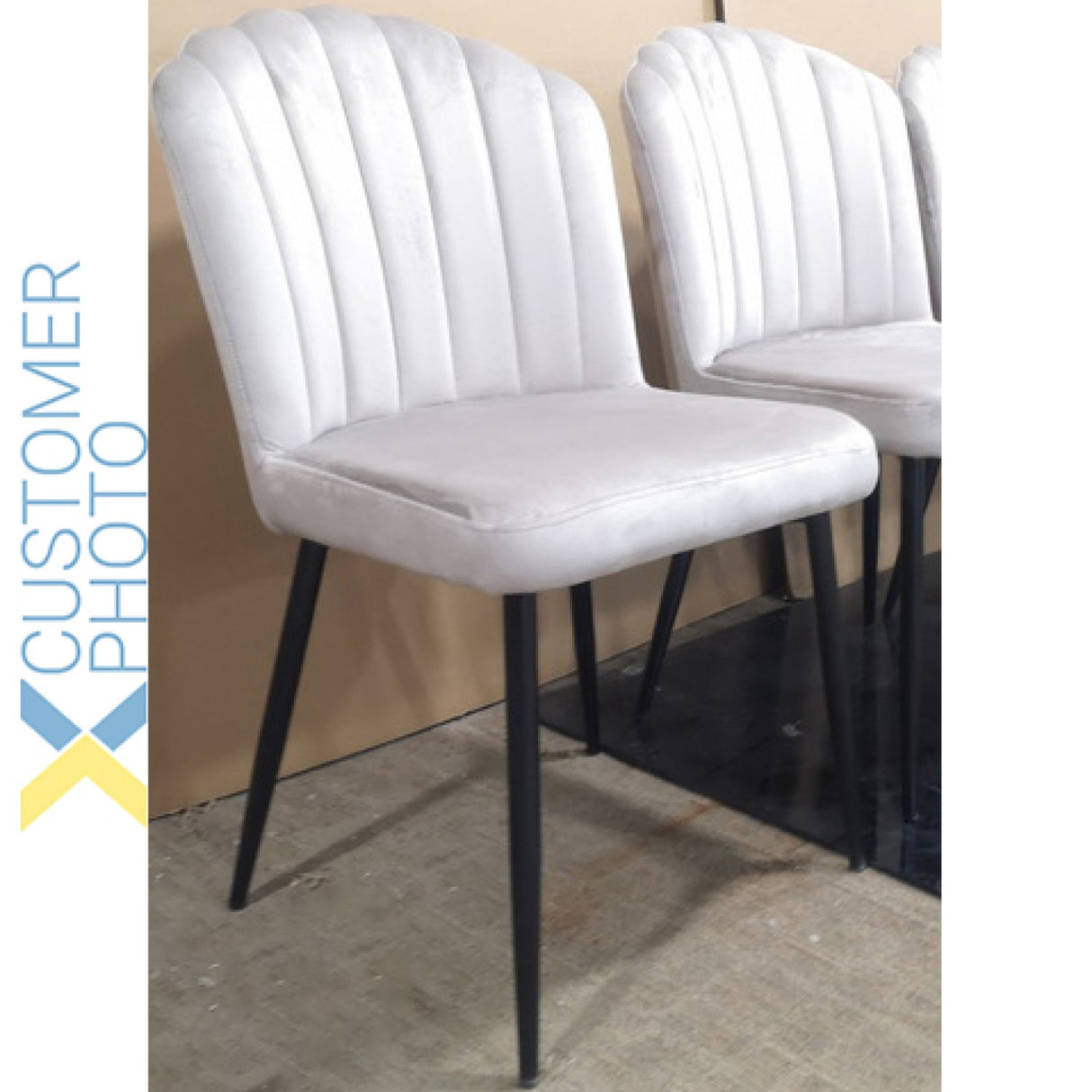 Velvet Dining Chair Beige | Ww189 Beige