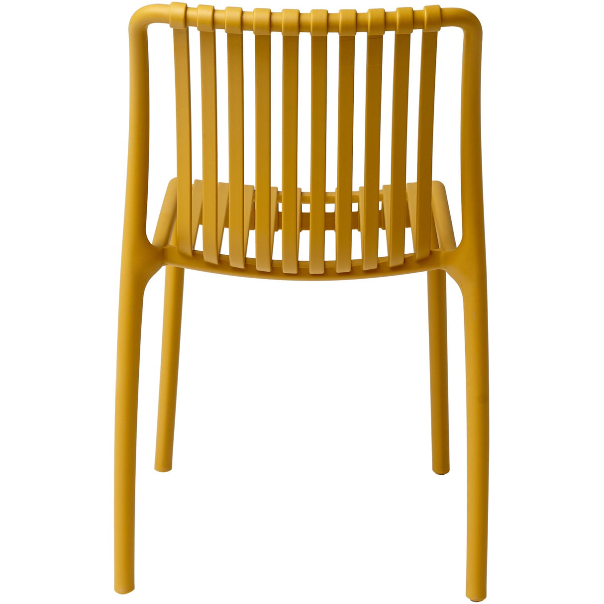 Bistro Dining Chair Plastic Yellow Indoors &Amp; Outdoors | Ww6076 Yellow