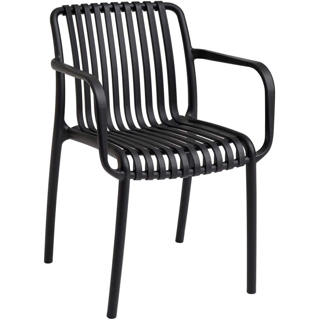 Bistro Dining Chair Plastic Black Indoors &Amp; Outdoors | Ww6077 Black