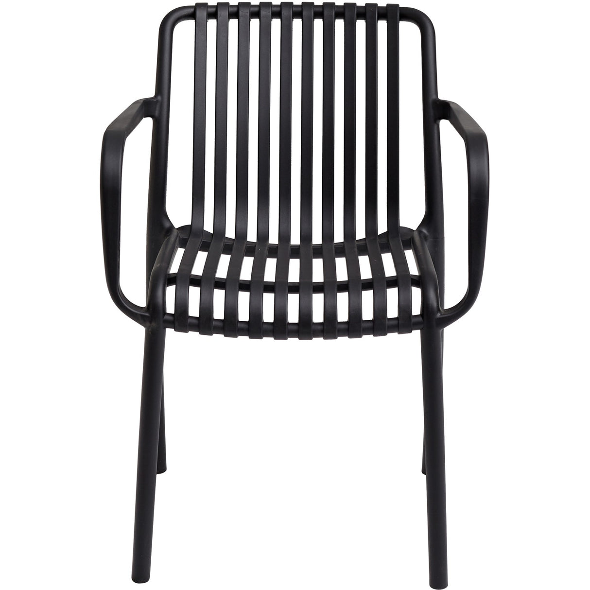 Bistro Dining Chair Plastic Black Indoors &Amp; Outdoors | Ww6077 Black