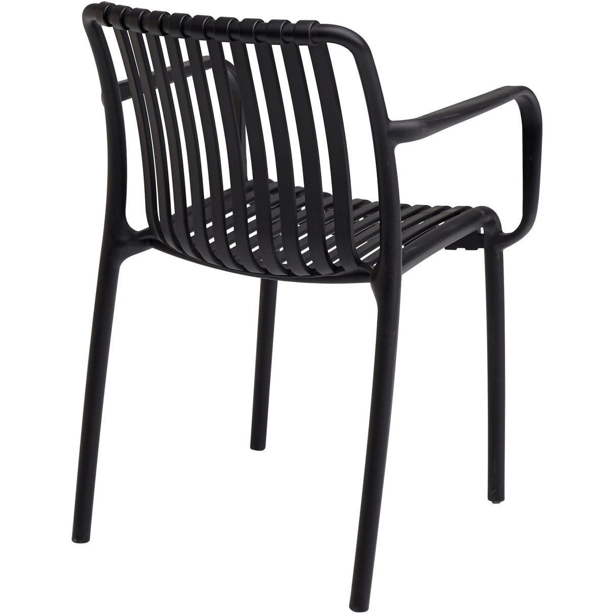 Bistro Dining Chair Plastic Black Indoors &Amp; Outdoors | Ww6077 Black