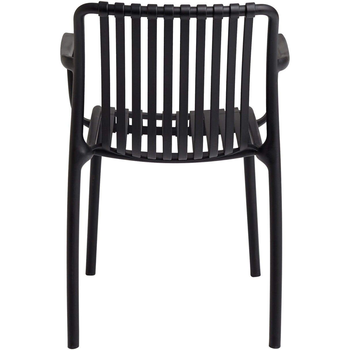 Bistro Dining Chair Plastic Black Indoors &Amp; Outdoors | Ww6077 Black