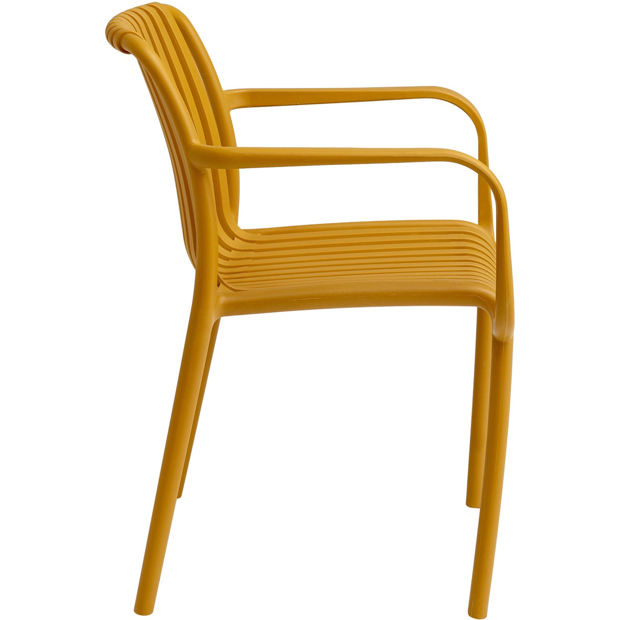 Bistro Dining Chair Plastic Yellow Indoors &Amp; Outdoors | Ww6077 Yellow