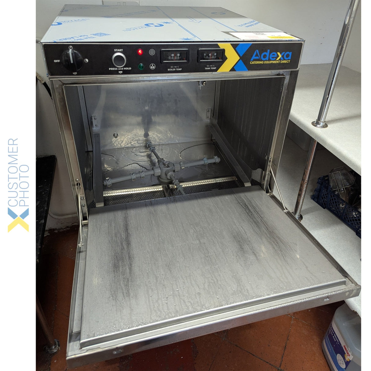 Commercial Dishwasher 500 Plates/Hour 500mm Basket Drain Pump Detergent Pump Rinse Aid Pump | Wz50 Drdp