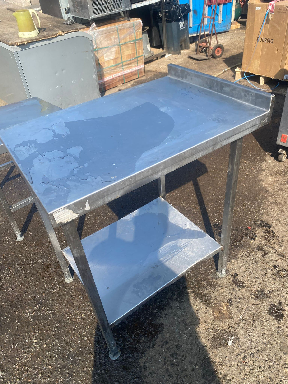 Commercial Preparation Work Table 56x80x89cm - Used