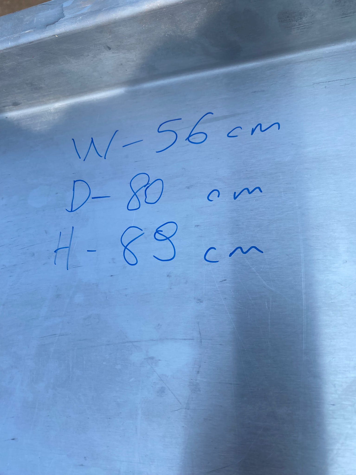 Commercial Preparation Work Table 56x80x89cm - Used