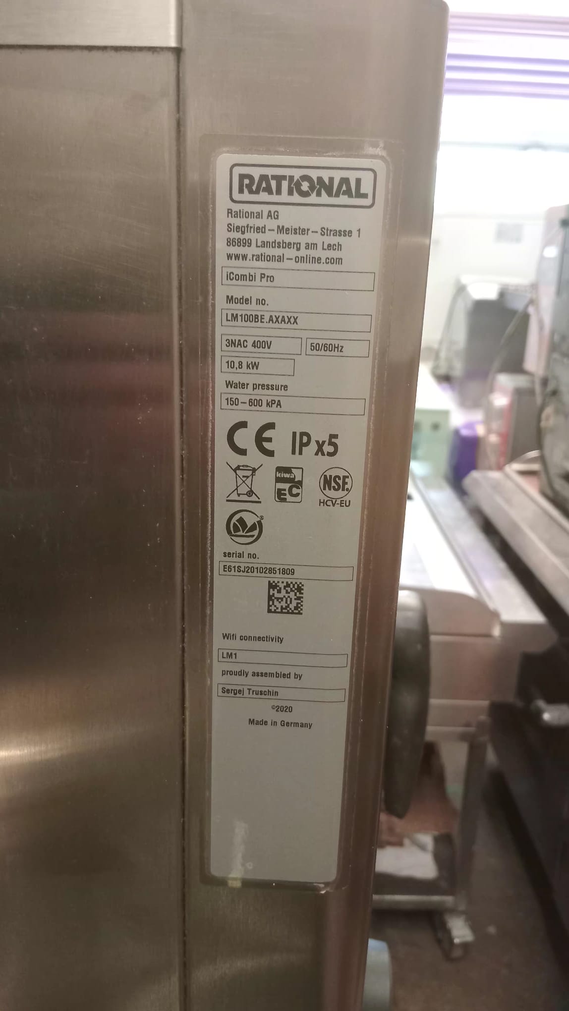 RATIONAL iCombi Pro Electric Combi Oven with stand -REFURBISHED