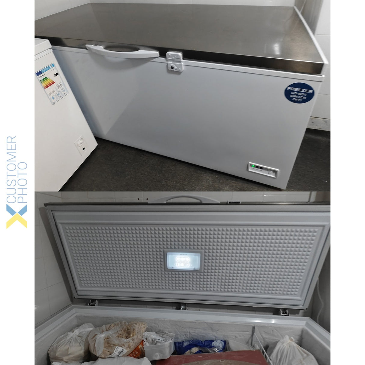 Chest Freezer Stainless Steel Lid 562 Litres | Xf562 Ja
