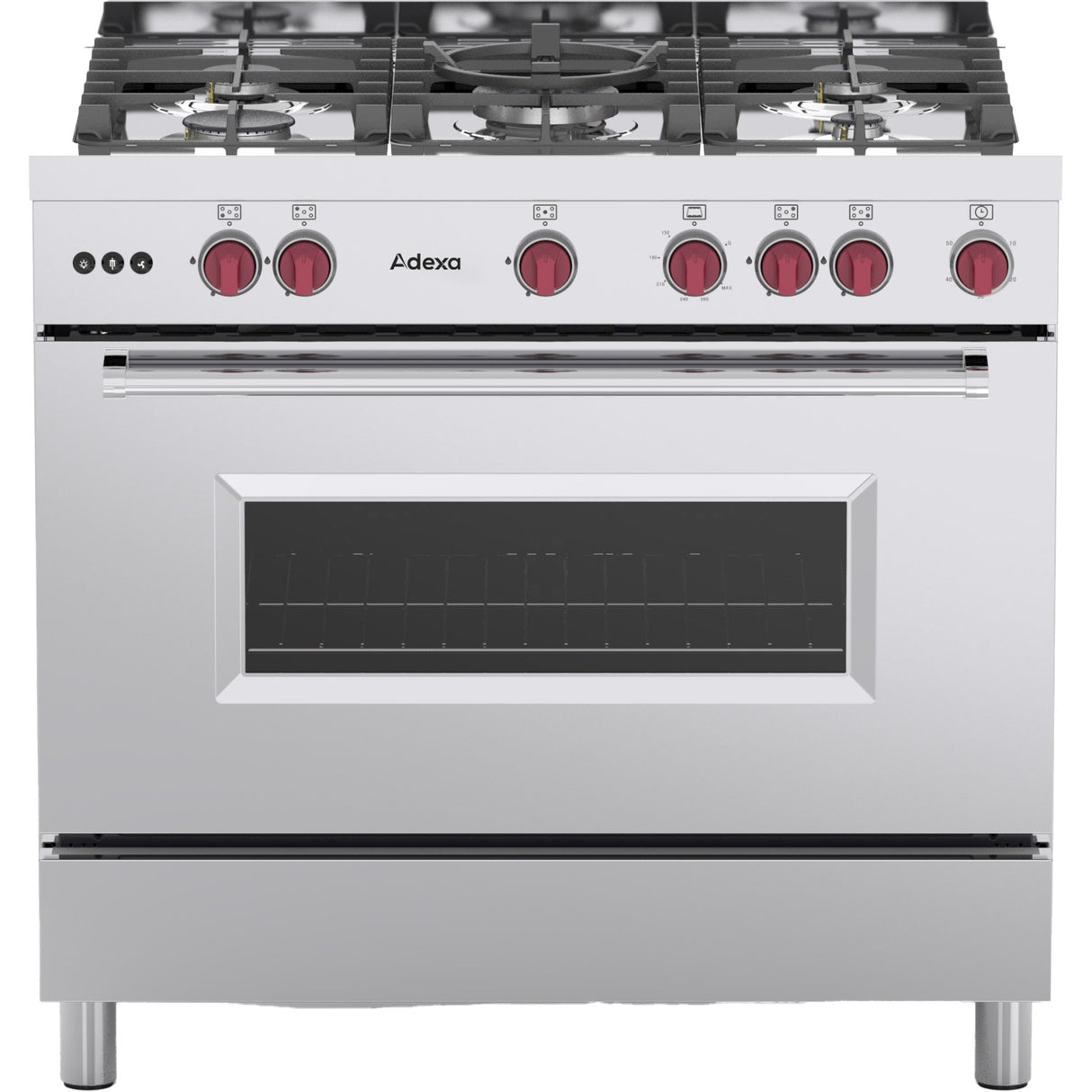 Professional Gas Range Oven 7k W With 5 Burners 11.4k W | Y95 Nd