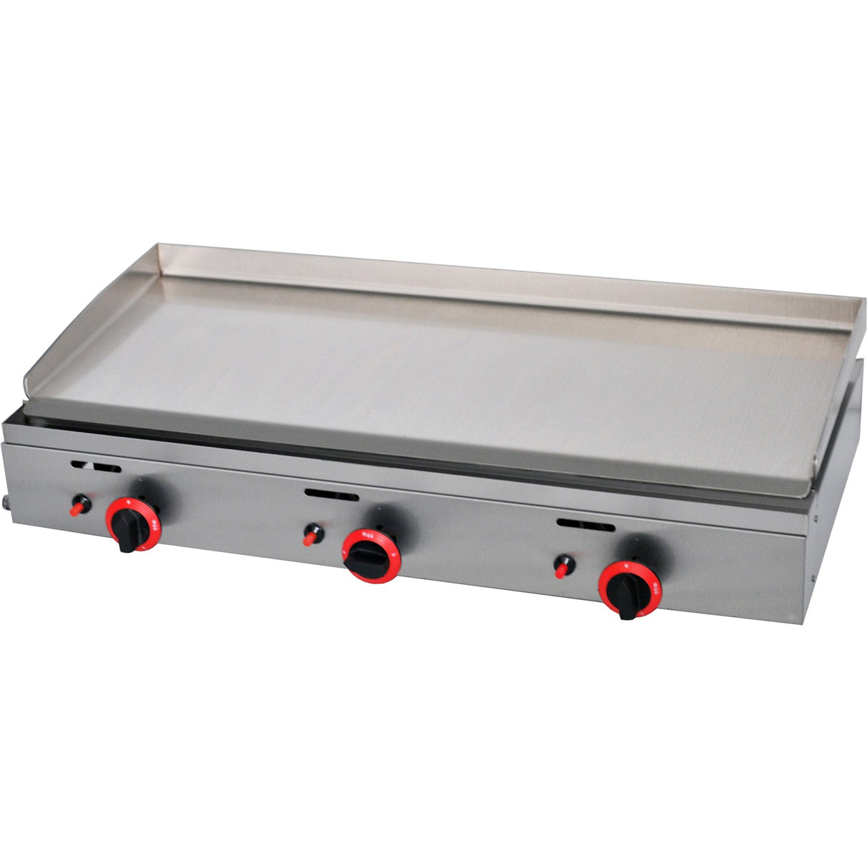 Premium Commercial Gas Griddle Smooth Plate 3 Burners 9.3k W Countertop | Ygpl1000