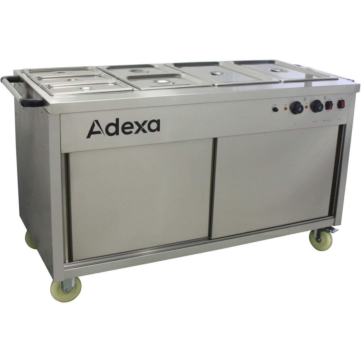 Mobile Bain Marie Top Hot Cupboard 1540mm | Hxyh4 W1