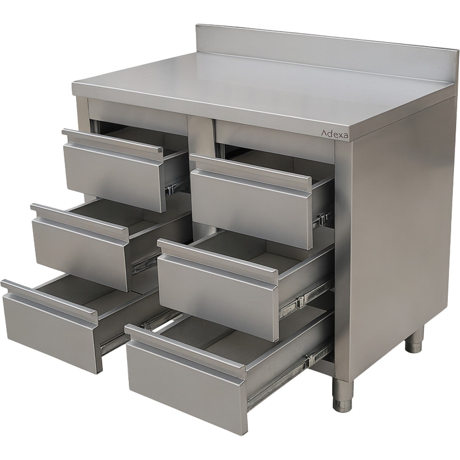 Commercial Stainless Steel Cabinet With 6 Drawers 1000×600×900mm | Yl4 Ds106 A