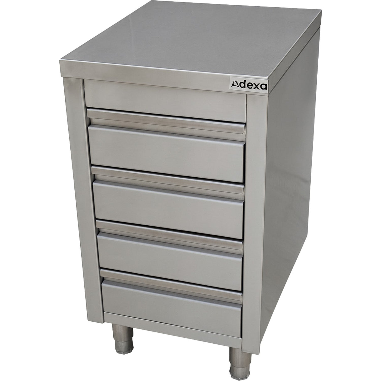 Commercial Stainless Steel Cabinet With 4 Drawers 500×600×900mm | Yl4 Ds56