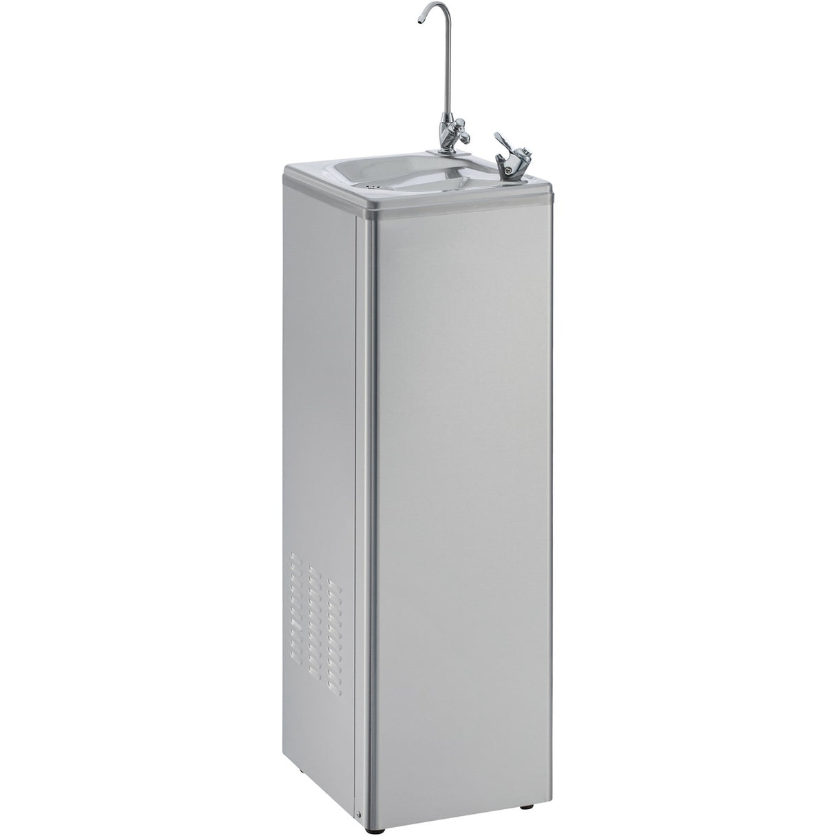 Commercial Stainless Steel Drinking Water Fountain With Drinking Tap And Bottle Tap | Yl600 C