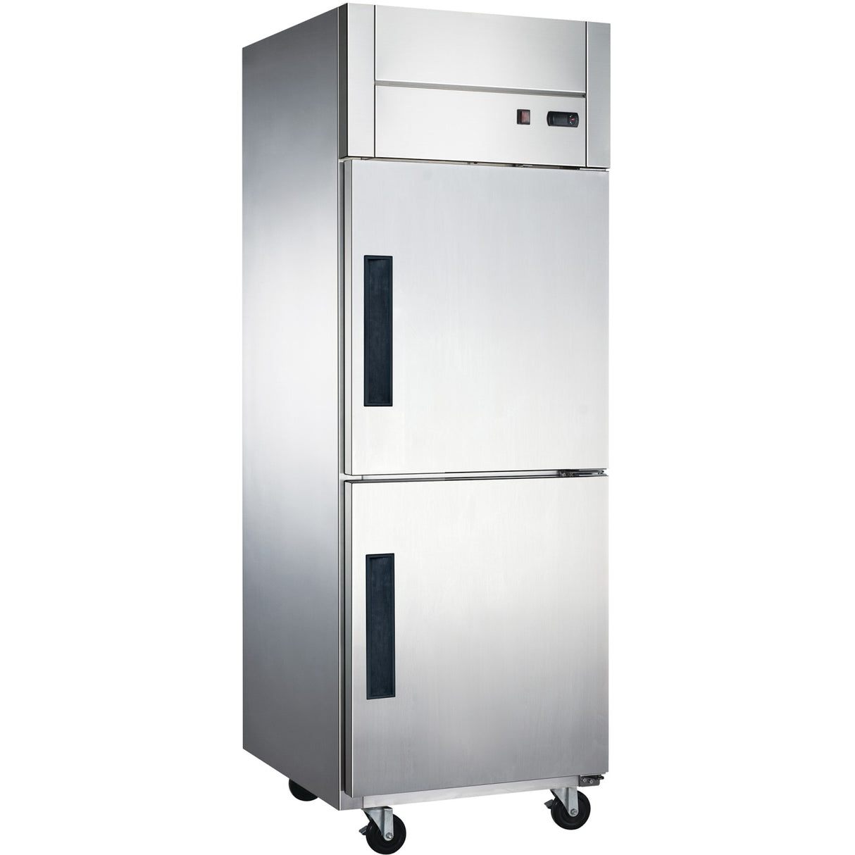 Commercial Refrigerator Stainless Steel Upright Cabinet Split Door 600 Litre Fan Cooling | Z06 Df