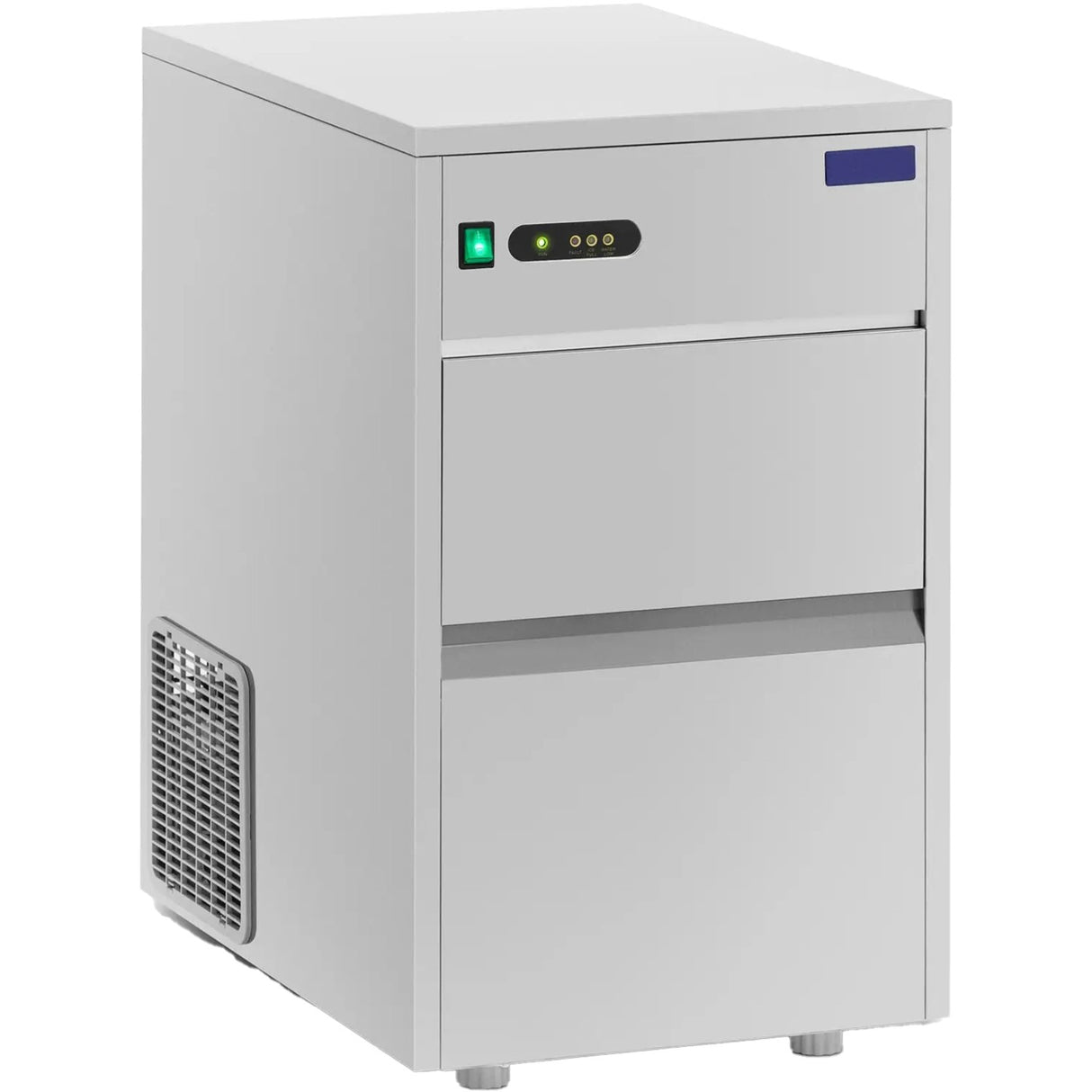 Commercial Bullet Ice Machine 50kg/24h 15kg Bin 398x512x786mm | Zb50 A
