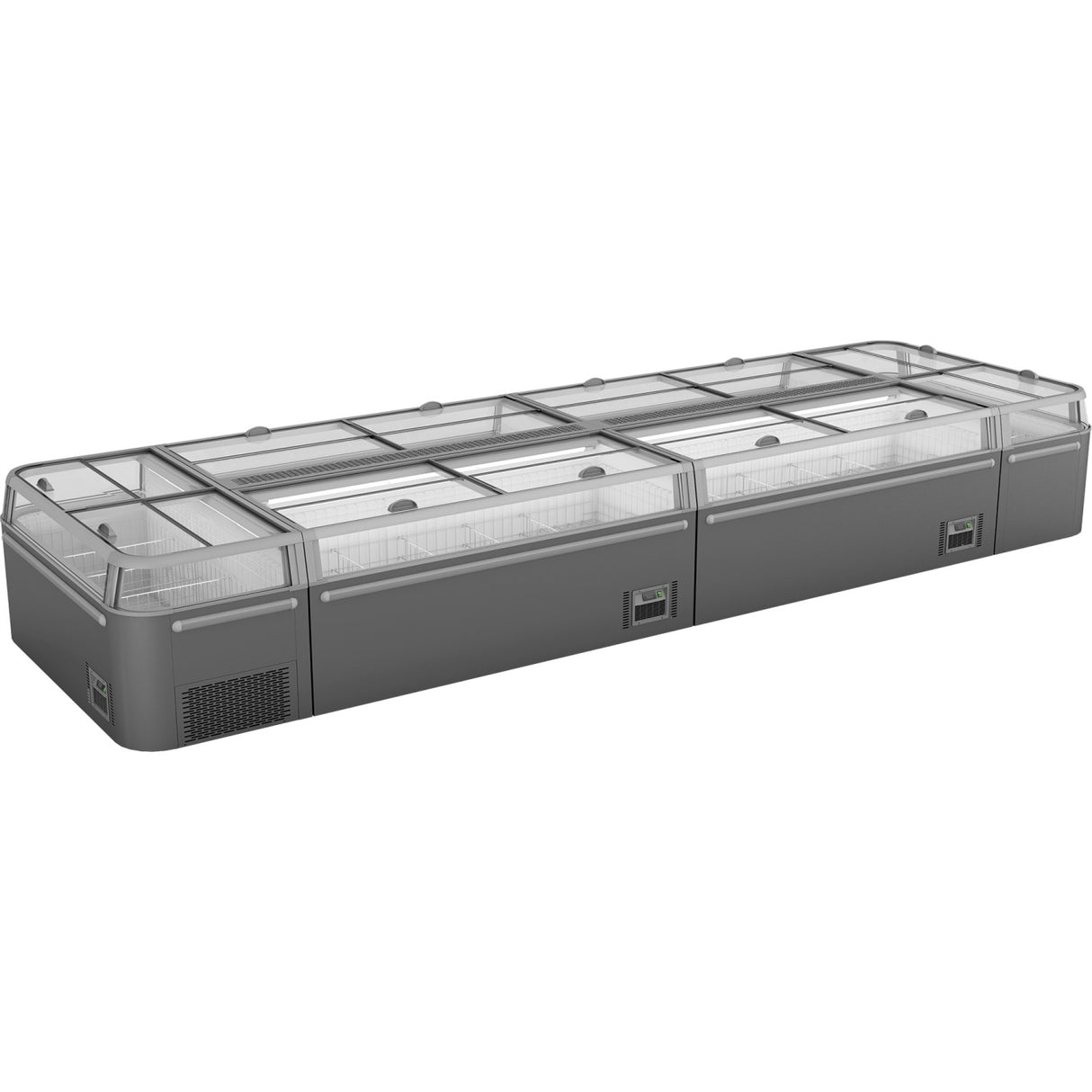 Island Showcase Freezer 1850x850x870mm 394 Litre|  Zcde185 Ss4