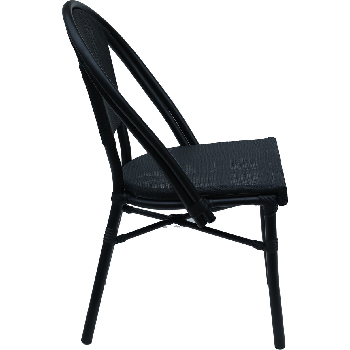 Bistro Teslin Chair Aluminium Black | Zf3006 Cblack