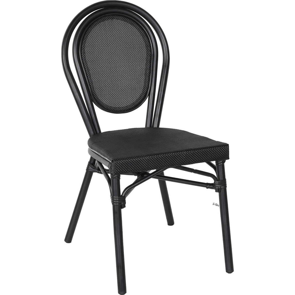 Bistro Teslin Chair Aluminium Black | Zf3007 Cblack