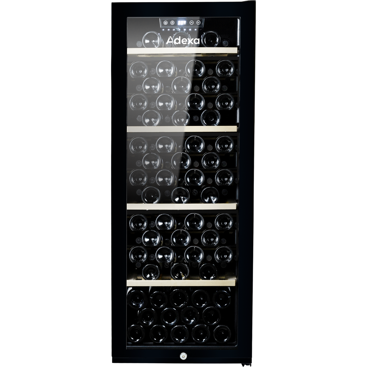 Commercial Wine Cooler 203 Litres 105 Bottles Glass Door 4 Shelves 490x575x1285mm | Zsa200