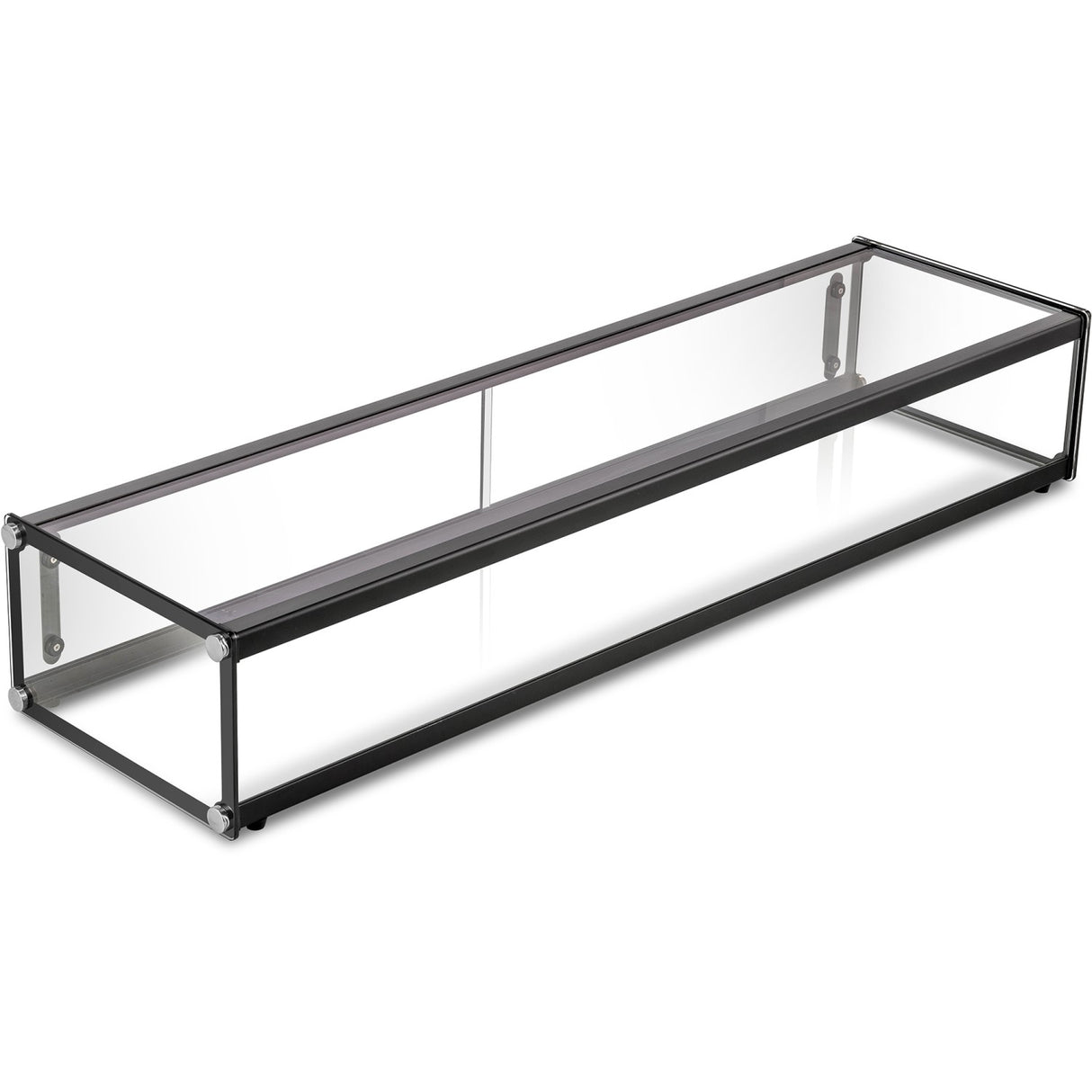 Neutral Display Case Black 1200x330x200mm | Zw68 Ss