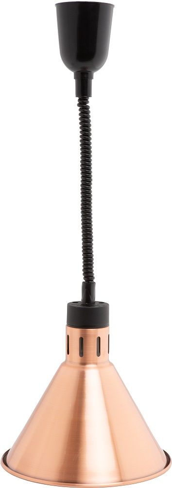 Commercial Catering Equipment - Brass Telescopic Heat Lamp - 250W