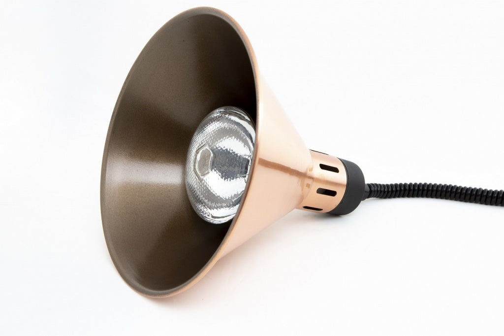 Commercial Catering Equipment - Brass Telescopic Heat Lamp - 250W