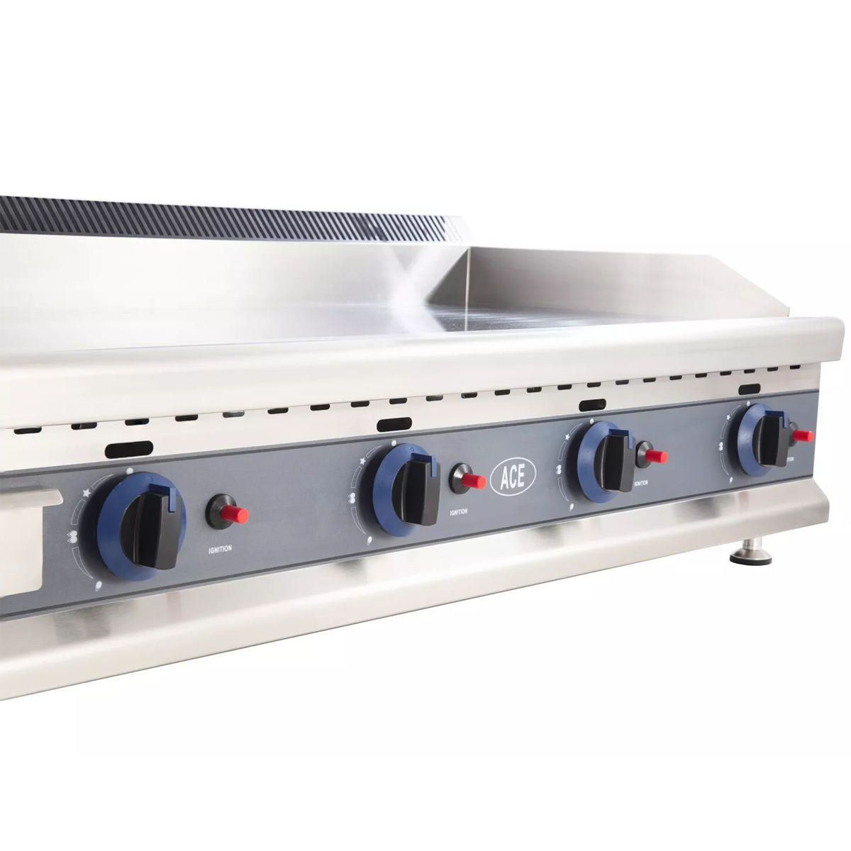 ACE 110cm LPG/NG Gas Chrome Griddle