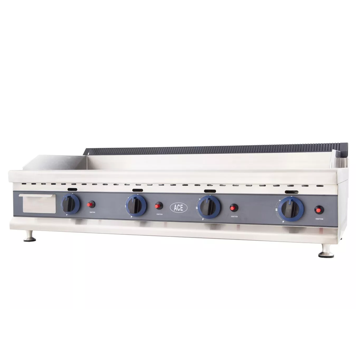 ACE 110cm LPG/NG Gas Chrome Griddle