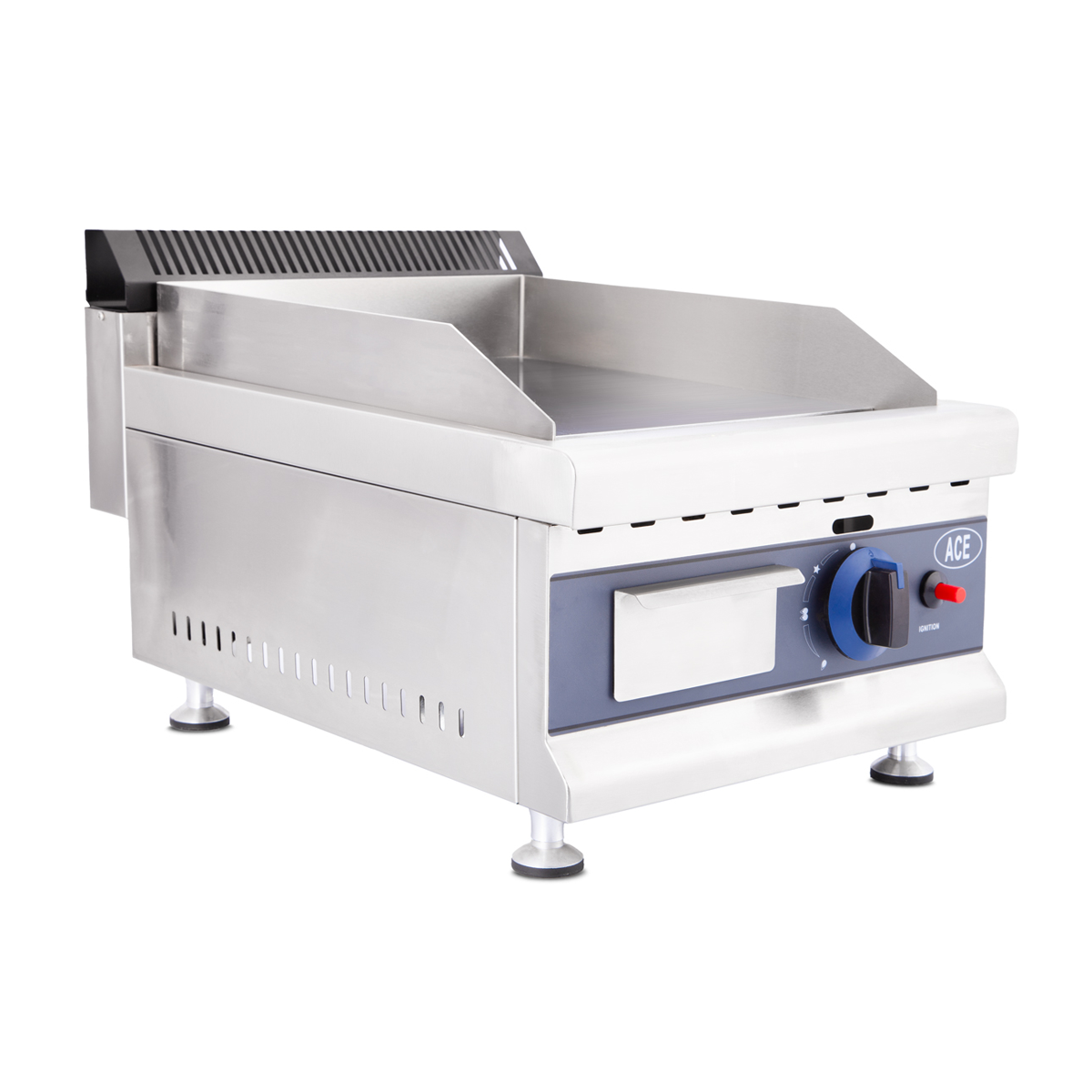 ACE Commercial Natural Gas / LPG Griddle 35cm - Mild Steel
