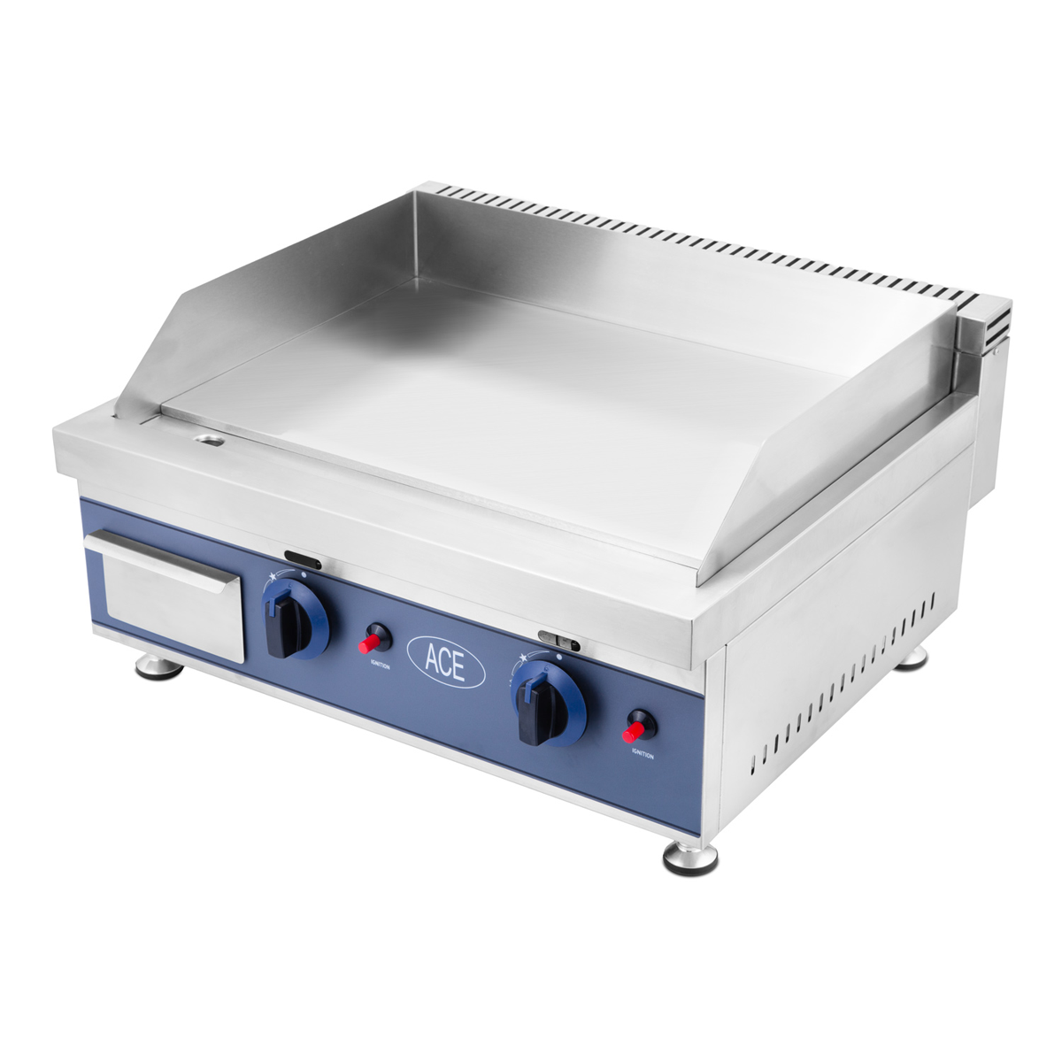 ACE 60cm Commercial Natural Gas / LPG Griddle - Mild steel