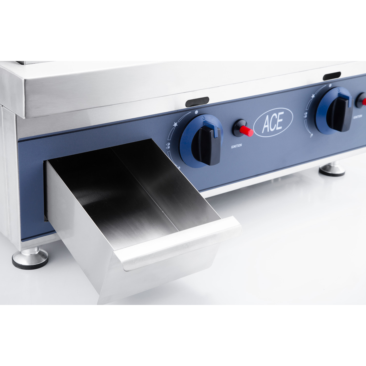 ACE 60cm Commercial Natural Gas / LPG Griddle - Mild steel