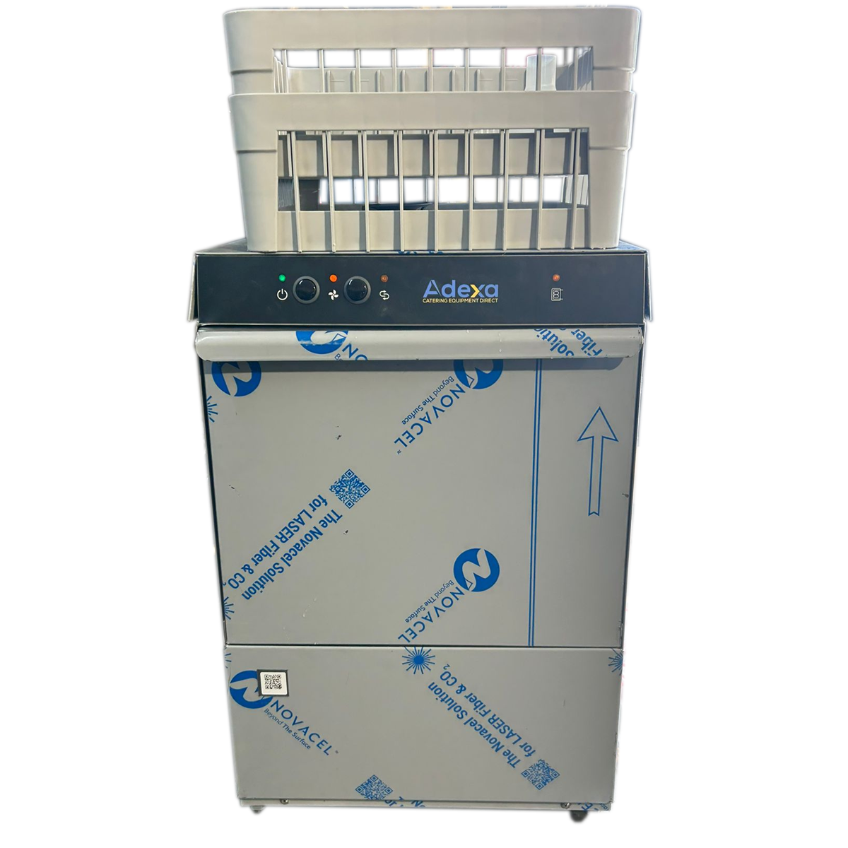 B Grade Commercial Glasswasher Premium 400mm Basket 30 Baskets/Hour Built In Water Softener Drain Pump Detergent Dosing Pump 13 A
