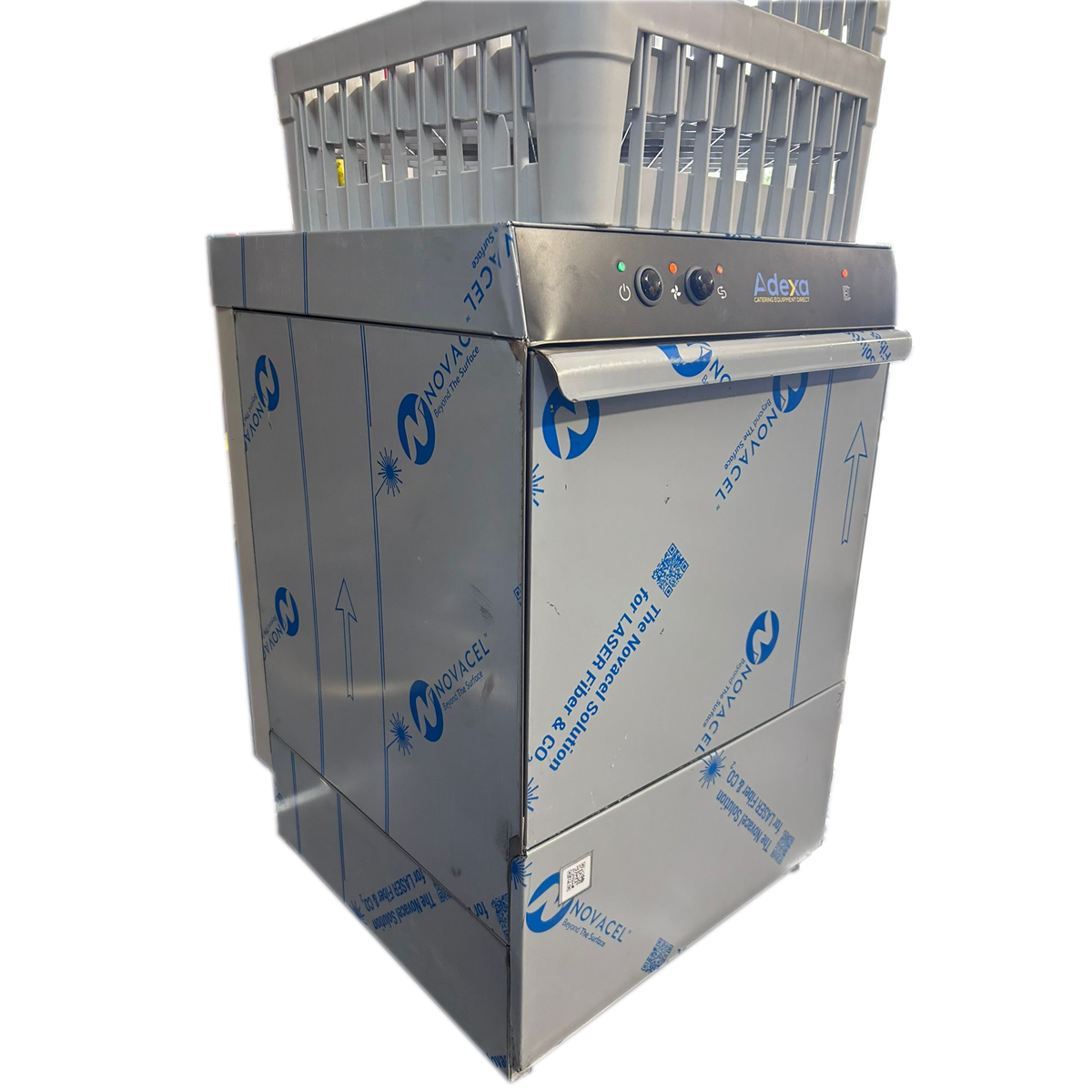 B Grade Commercial Glasswasher Premium 400mm Basket 30 Baskets/Hour Built In Water Softener Drain Pump Detergent Dosing Pump 13 A