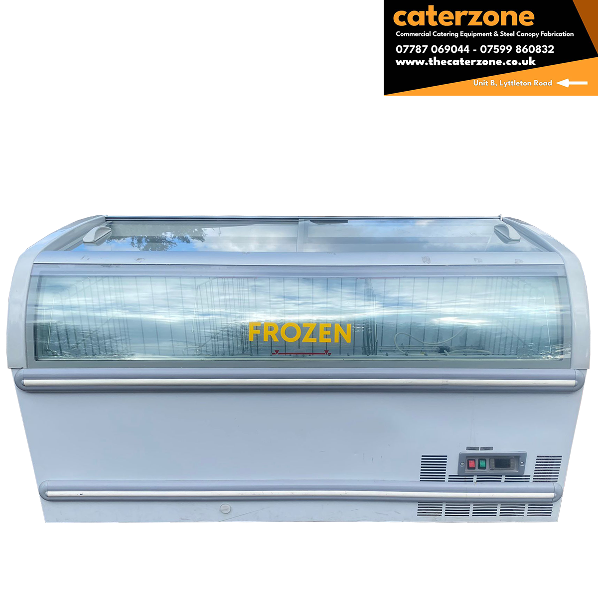 Display Chest Freezer Sliding Door 700LT W170xD86xH91cm - Refurbished