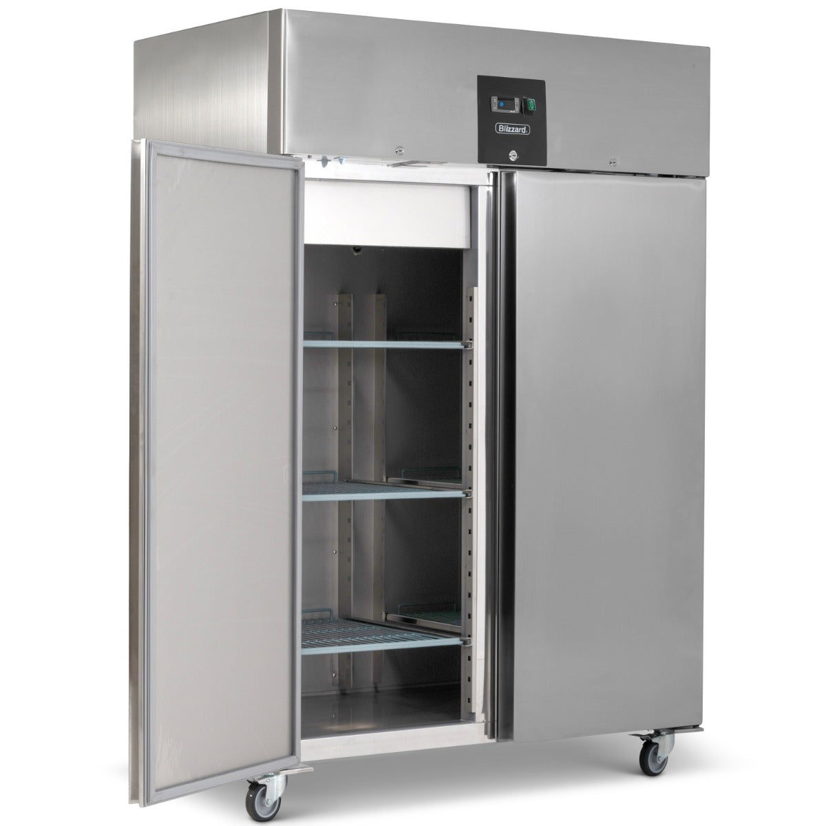 Upright Double Hinged Door Gastronorm Refrigerator