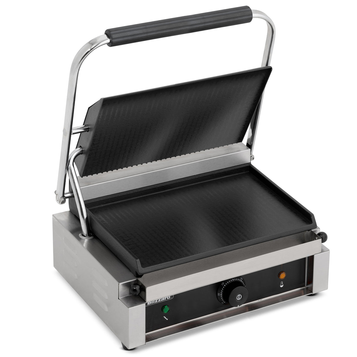Extra Wide Single Smooth Contact Grill